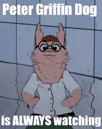 Wazowski Always Watching Cartoon With Glasses Mohawk
