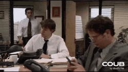 Wazzup The Office GIF