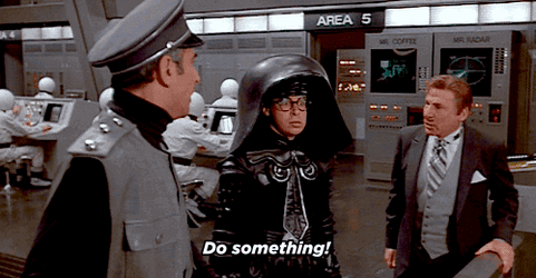 We Aint Found Rick Moranis Mel Brooks Do Something GIF