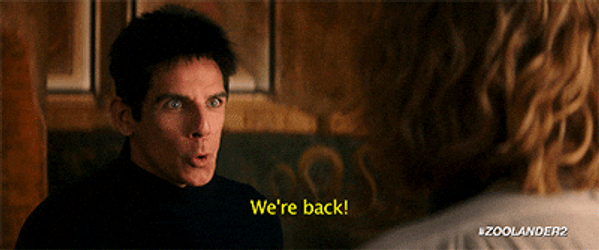 We Are Back Derek Zoolander GIF