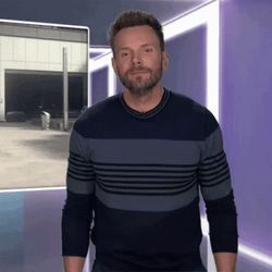 We Are Laughing Joel McHale GIF