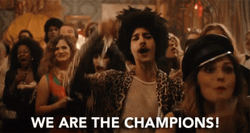 We Are The Champions The Queens Party GIF