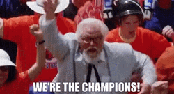 We Are The Champions The Waterboy GIF