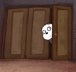 We Bare Bears Knock Knock GIF