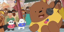 We Bare Bears Sing Dance Performance GIF