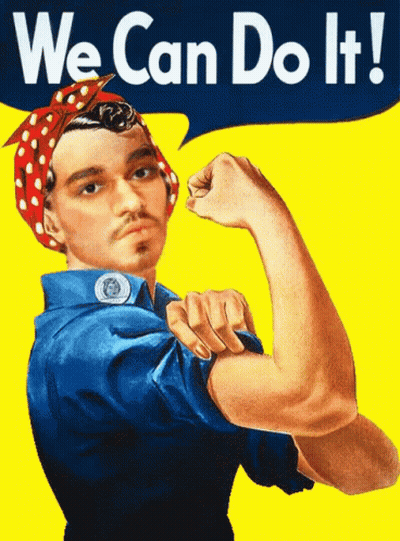 We Can Do It Woman Poster GIF