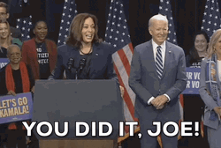 We Did It Joe Biden Kamala Harris Cheering GIF