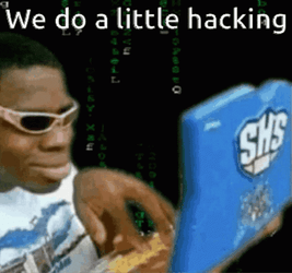 We Do A Little Hacking Screen GIF