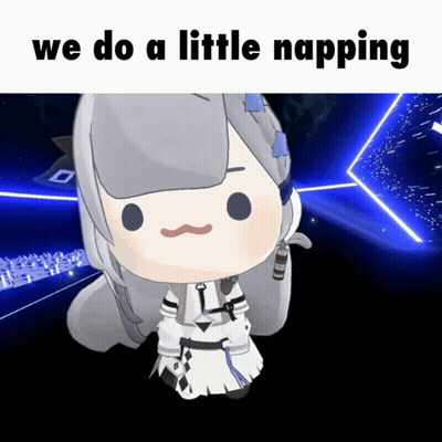 We Do A Little Napping Cartoon Girl GIF