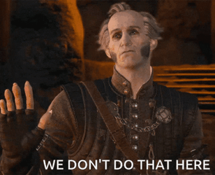 We Don't Do That Here Stop GIF