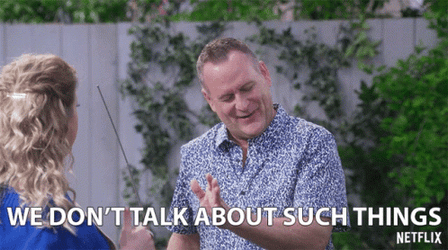 We Don't Do That Talking Things Here GIF