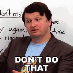 We Don't Over Do That Here GIF