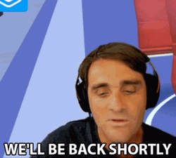 We'll Be Back Shortly Jiffy GIF