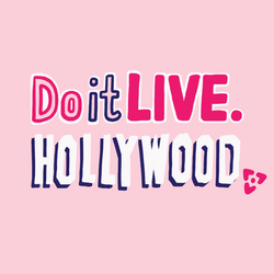 We'll Do It Live Hollywood Moving Text GIF