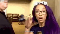 We'll Do It Live Infuriated Sasha Banks GIF