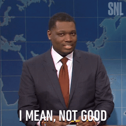 We'll Do It Live Michael Che Not Good GIF
