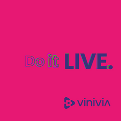 We'll Do It Live Swaying Pink Letters GIF