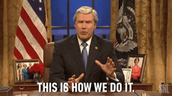 We'll Do It Live Will Ferrell Bush Parody GIF