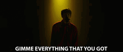 We'll Take The Lot Guy Singing In Dark GIF