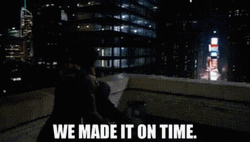 We Made It On Time GIF