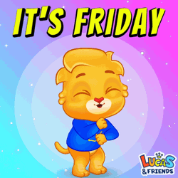 We Made It To Friday Cat Animation GIF