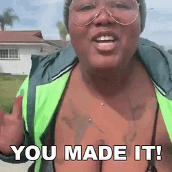 We Made It To Friday Girl Talking GIF
