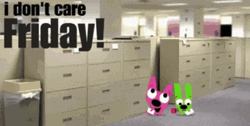 We Made It To Friday Office Drawers GIF
