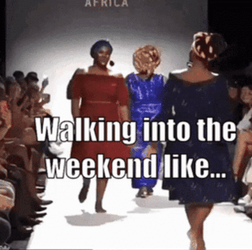 We Made It To Friday Walking GIF