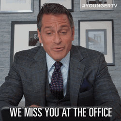 We Miss You At The Office By The Boss GIF