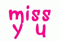 We Miss You Blinking Message GIF