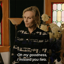 We Missed You Christine Baranski GIF