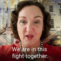 We're All In This Fight Together Katie Porter GIF