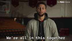 We're All In This Together Steph Curry GIF