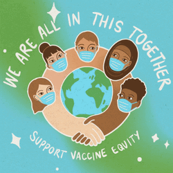 We're All In This Together Vaccine Reminder GIF