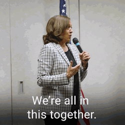 We're All In This Together VP Kamala Harris GIF