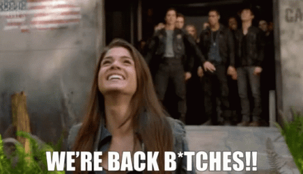 We're Back Octavia Blake The 100 GIF