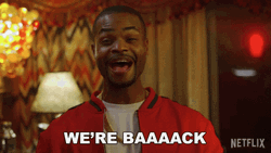 We're Back Smiling King Bach GIF