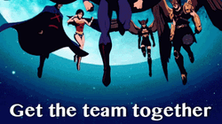We're Getting The Band Back Together Superman Team GIF