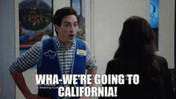 We're Going To California GIF