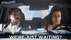 We're Just Waiting Like This GIF