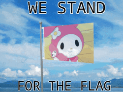 We Stand For The Flag GIF