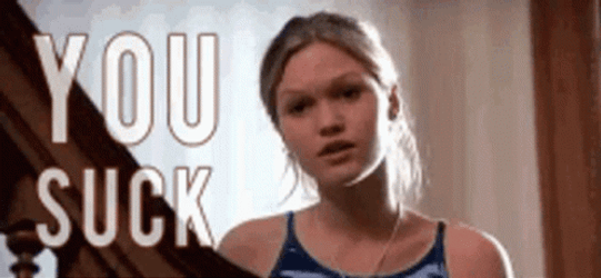 We Suck Again Julia Stiles GIF