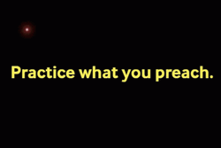 We Talking About Practice What You Preach GIF