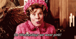 We Wear Pink On Wednesdays Dolores Umbridge GIF