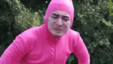 We Wear Pink On Wednesdays Man Raising Hands GIF