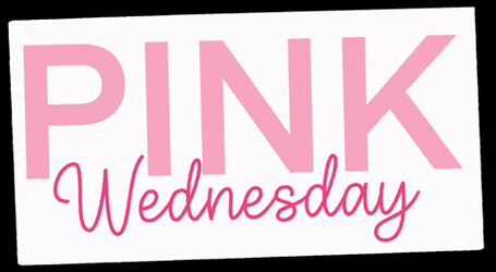 We Wear Pink On Wednesdays Moving Signboard GIF