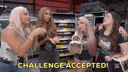 We Wrestler Alexa Bliss Challenge Accepted GIF