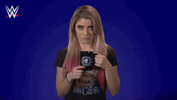 We Wrestler Alexa Bliss Coffee GIF