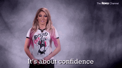 We Wrestler Alexa Bliss Confidence GIF