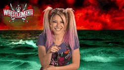 We Wrestler Alexa Bliss Fake Laugh GIF